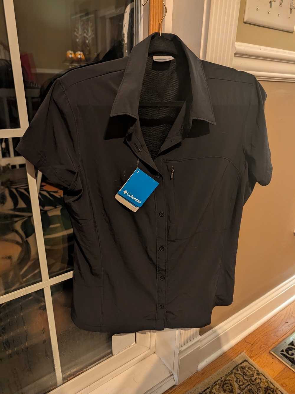 Columbia Short Sleeve Black Performance Shirt